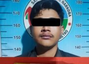 Polres Metro Amankan Pria Muda Diduga Edarkan Tembakau Sintetis di Kota Metro.