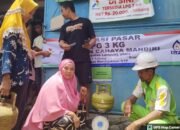Operasi Pasar LPG 3KG, Pertamina Distibusikan 8200 Tabung Gas