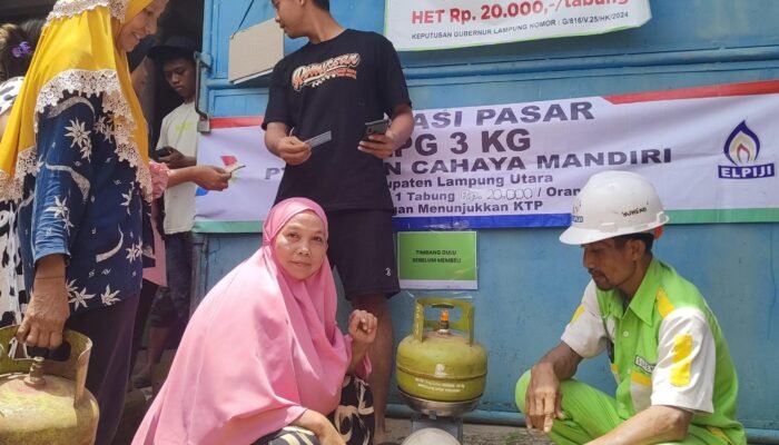Operasi Pasar LPG 3KG, Pertamina Distibusikan 8200 Tabung Gas