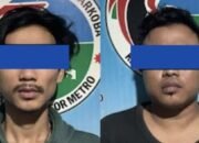 Dua Pemuda Pemilik Sabu Diamankan Polres Metro Saat Patroli Preventif Strike Di Ganjar Asri.
