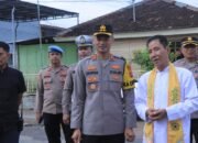 Pastikan Keamanan Kapolres Metro Cek dan Kontrol Pengamanan Perayaan Hari Waisak Umat Buddha di Vihara Budha Darma Diva.
