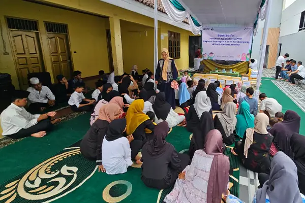 Penuh Haru, Pertamina Patra Niaga Lampung Hadirkan Senyum di Panti Asuhan Lewat Santunan dan Doa Bersama 3