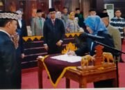 H. Bambang Lantik Dra. Bayana Sebagai Sekda Metro