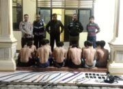 Diduga Akan Tawuran, 12 Anak Diamankan Polsek Metro Utara.
