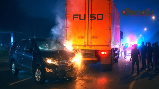 Kecelakaan Maut Usai Dugem di Radar Space, Inova Tabrak Truk di Way Lunik: Satu Tewas, Enam Luka