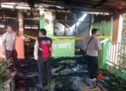 Polsek Metro Barat Amankan Kebakaran di Gedung TK Khodijah.