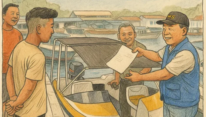 Perkuat Wisana Maritim, HNSI Lampung Ukur 23 Kapal