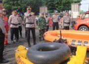 Polres Metro Gelar Apel Kesiapan Dalam Rangka Tanggap Darurat Bencana Hidrometeorologi.