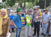 Polres Metro Gandeng Mahasiswa dan Media, Apresiasi Pengendara Tertib Berlalu Lintas.