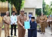 M. Rafiq Adi Pradana Melepas Peserta MTQ Ke 52 Tingkat Propinsi Lampung.