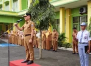 Walikota Metro Jadi Pembina Upacara Bendera Di SMKN 3.
