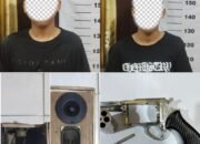 Gercep. Polres Metro Polda Lampung Amankan Dua Pelaku Pengancaman Bersenjata Api Rakitan.