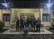 Polsek Metro Utara Amankan Terduga Pelaku Penipuan dan Penggelapan Mobil Fuso.