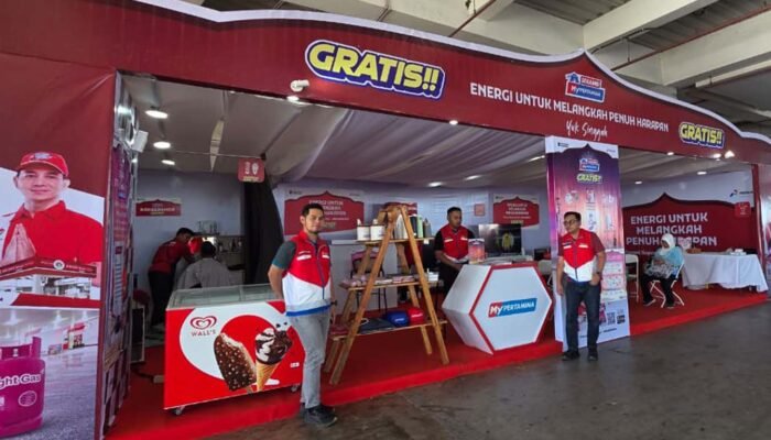 Serambi MyPertamina Hadir di Pelabuhan Bakauheni, Pemudik Nikmati Layanan Gratis
