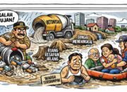 Kota di Bawah Air Banjir Bandar Lampung