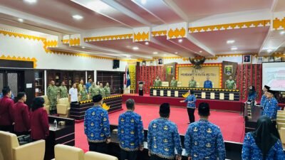 Walikota Metro Terima Peserta KKDN Universitas Pertahanan.
