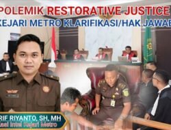 Jaksa Viral dan Tuai Spekulasi, Kejari Metro Tegaskan Bukan Restorative Justice.