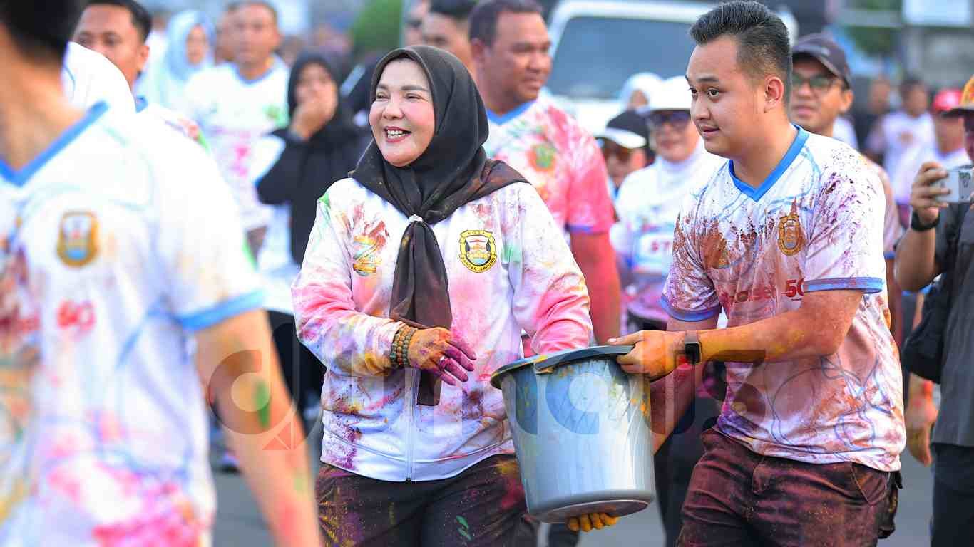 BDL Color Run 2026 Meriahkan HUT ke-344 Kota Bandar Lampung, Ribuan Warga Ikuti Ajang Penuh Warna