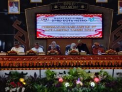 HUT Metro ke 89, Pemkot Metro berhasil Raih Angka 98,5% Di Bidang Reformasi Hukum.