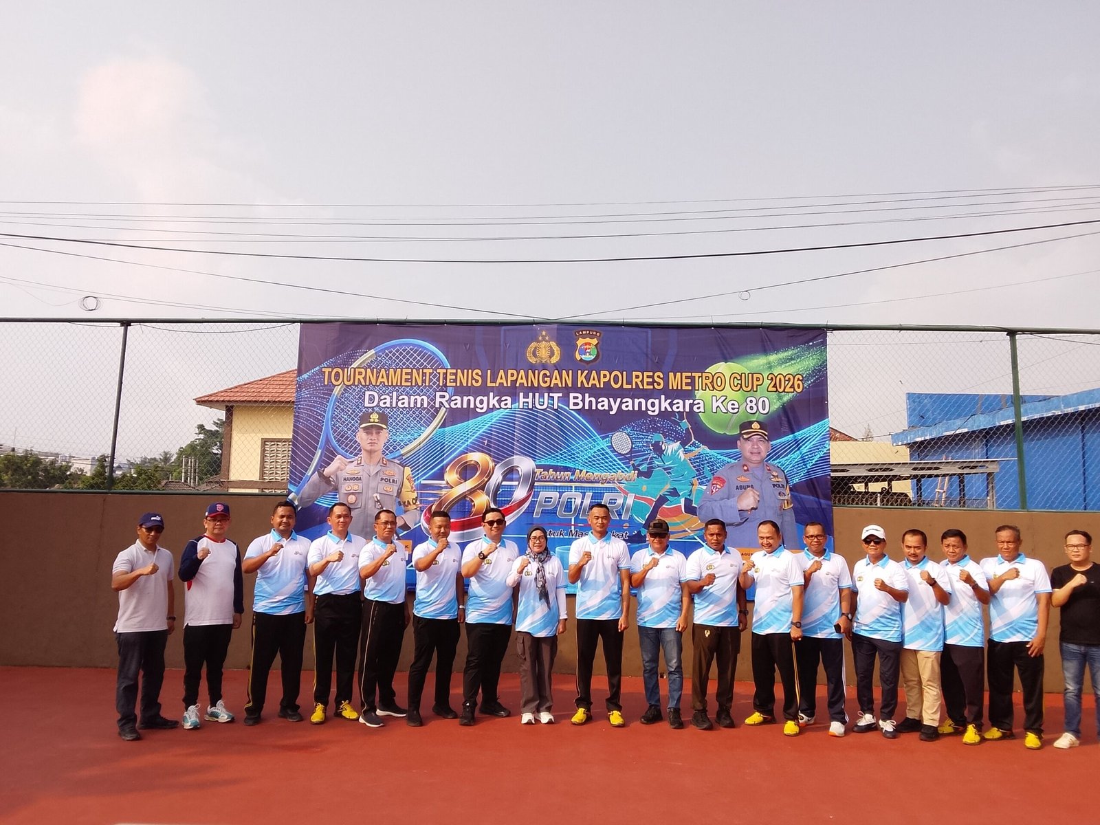 Wakil Walikota Resmi Buka Turnamen Tenis Kapolres Cup 2026, 50 Tim Siap Bertarung Demi Gelar Juara.