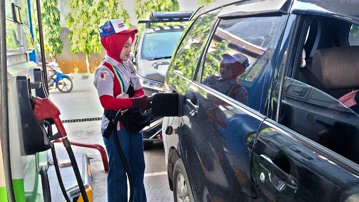 Pasokan Biosolar Lampung Meningkat Antrean di SPBU Berangsur Normal