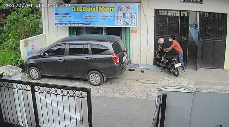 Aksi Curanmor di Metro Timur Terekam CCTV, Korban Minta Polisi Tangkap Pelaku.