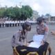 Kapolres Metro Polda Lampung Pimpin Upacara Sertijab Kasat Lantas.