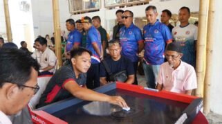 Korem 043/Gatam Ikut Meriahkan Turnamen Domino Piala Panglima TNI 2026 di Raden Inten Beach